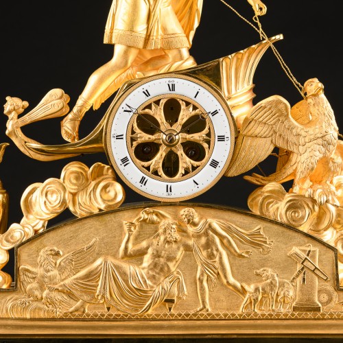 Horlogerie Pendule - Ganymède sur son char, Pendule Empire attribuée à Pierre-Philippe Thomire