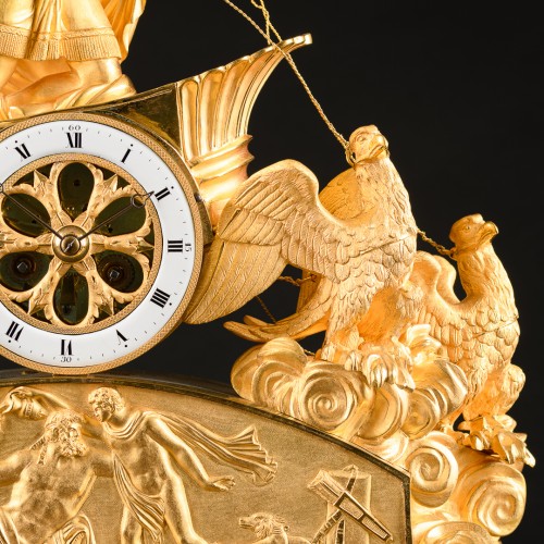 Empire Chariot Clock “Ganymede” Attributed To Pierre-Philippe Thomire - 