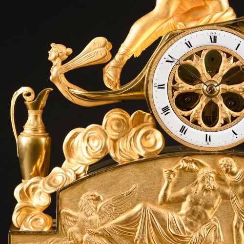 19th century - Empire Chariot Clock “Ganymede” Attributed To Pierre-Philippe Thomire