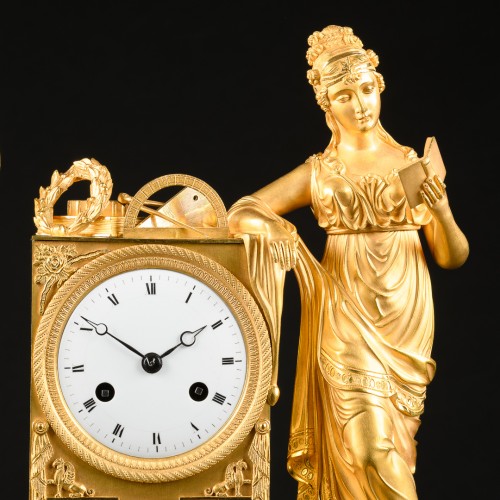 Horology  - Allegorical Empire Clock, Allegory Of Astronomy