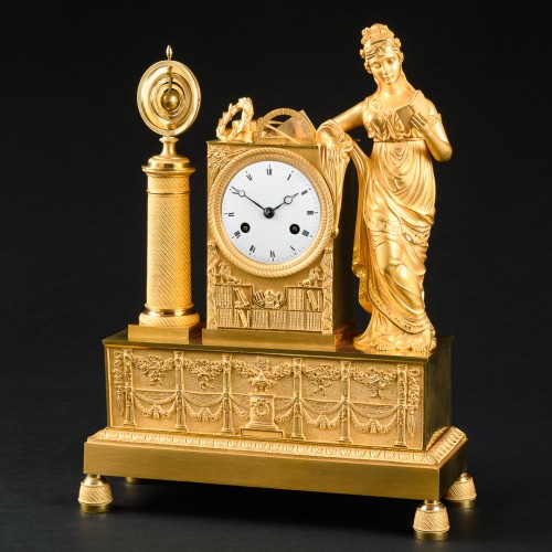 19th century - Allegorical Empire Clock, Allegory Of Astronomy