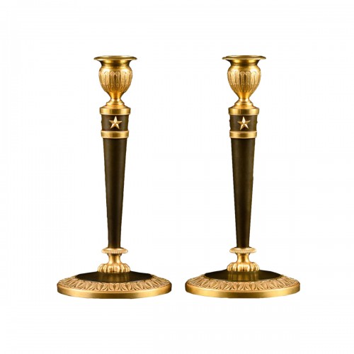 Pair Of Empire Candlesticks