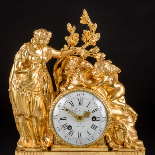 Louis XVI Mantel Clock “Altar Of Venus” Signed Jean-Gabriel Imbert - Horology Style Louis XVI