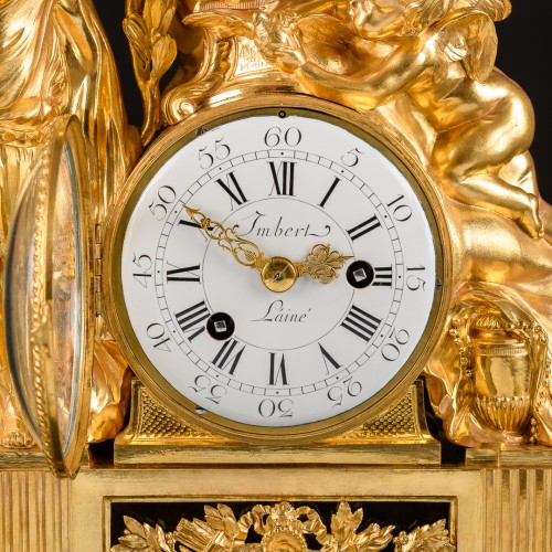 Horology  - Louis XVI Mantel Clock “Altar Of Venus” Signed Jean-Gabriel Imbert