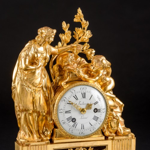 18th century - Louis XVI Mantel Clock “Altar Of Venus” Signed Jean-Gabriel Imbert