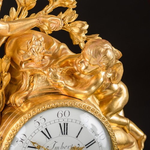 Louis XVI Mantel Clock “Altar Of Venus” Signed Jean-Gabriel Imbert - Louis XVI