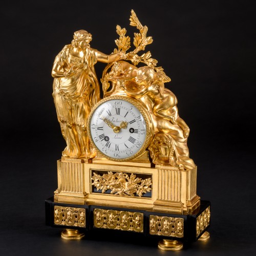 Louis XVI - Louis XVI Mantel Clock “Altar Of Venus” Signed Jean-Gabriel Imbert