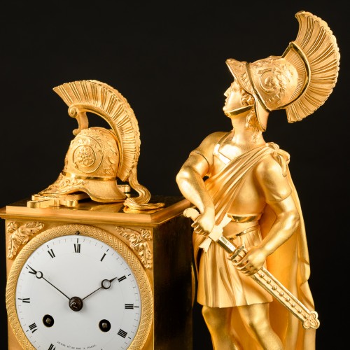 Empire - Mythological Empire Clock “Achilles And Agamemnon”