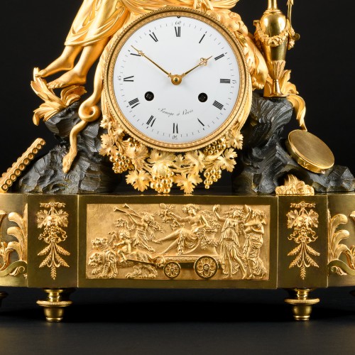 18th century - Directory Period Clock “Bacchus” Attributed To Pierre-Philippe Thomire