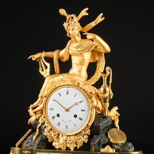 Antiquités - Directory Period Clock “Bacchus” Attributed To Pierre-Philippe Thomire