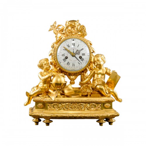 Louis XVI “Allegory Of Science” Clock after a model by Lieutaud