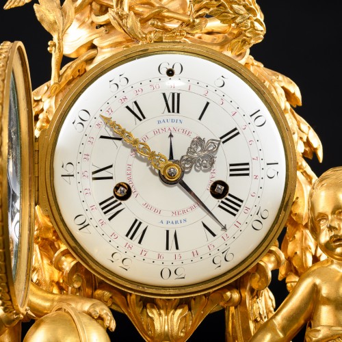 Horlogerie Pendule - Pendule Louis XVI “Allégorie des sciences” d’après un modèle de Lieutaud