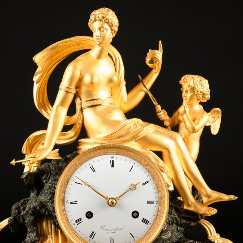 Pendule Empire “Le jugement de Pâris” - Horlogerie Style Empire