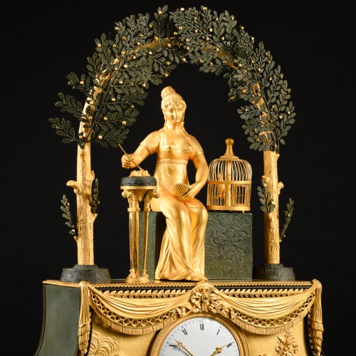 Directoire - Directory period mantel clock “Joséphine” after a model by Deverberie