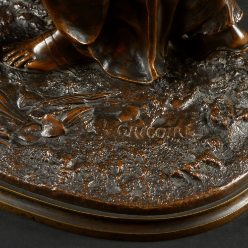 Antiquités - Allégorie de la Fidélité - Jean-Louis Grégoire (1840-1890)