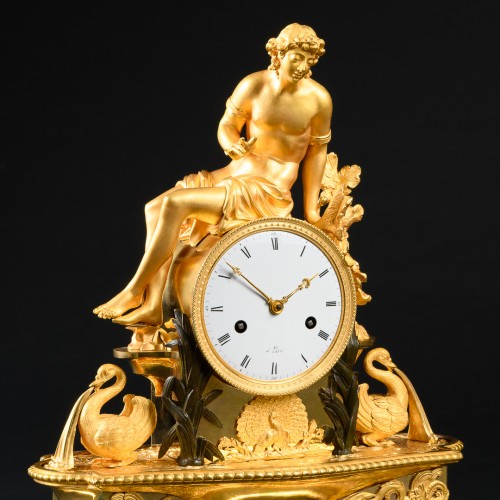 Mythological Empire Mantel Clock “Narcissus” - Empire