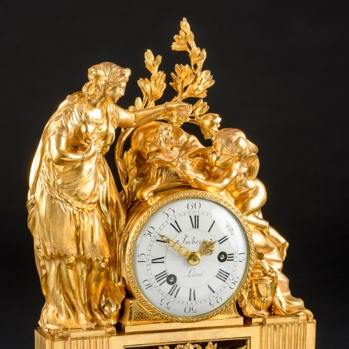 Antiquités - Pendule Louis XVI “Autel de Vénus” Signée Jean-Gabriel Imbert (1735-1795)