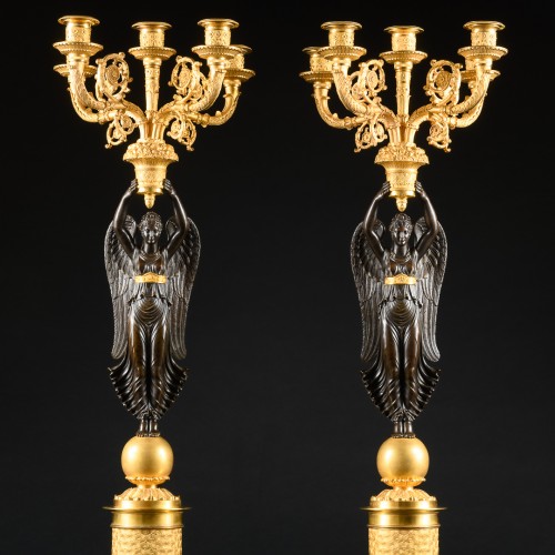 Pair Of Empire Candelabra - Model by P.P. Thomire - Lighting Style Empire