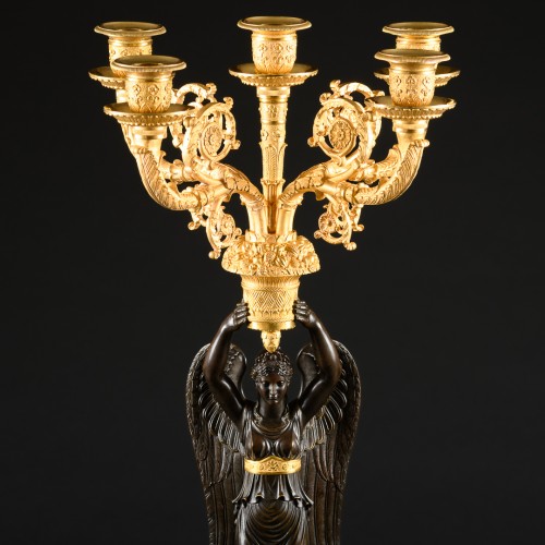 19th century - Pair Of Empire Candelabra - Model by P.P. Thomire