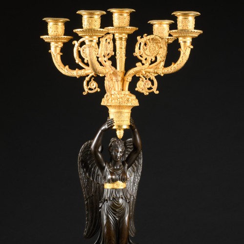 Empire - Paire de candélabres Empire, modèle de P.P. Thomire