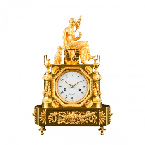 Directory Period Mantel Clock “Allegory Of Fidelity”