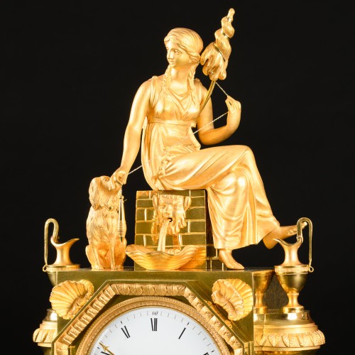 Directory Period Mantel Clock “Allegory Of Fidelity” - Directoire