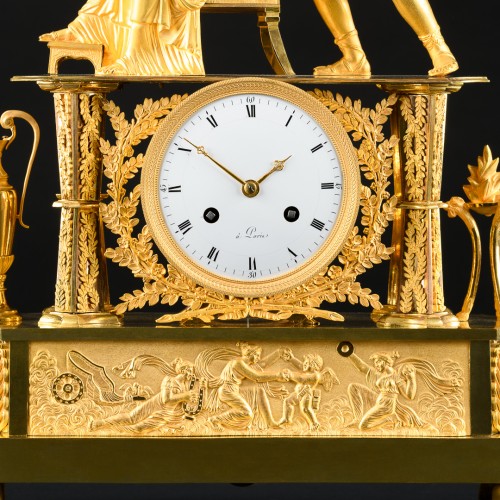 Horlogerie Pendule - Grande Pendule D’époque Empire “L’Inspiration”