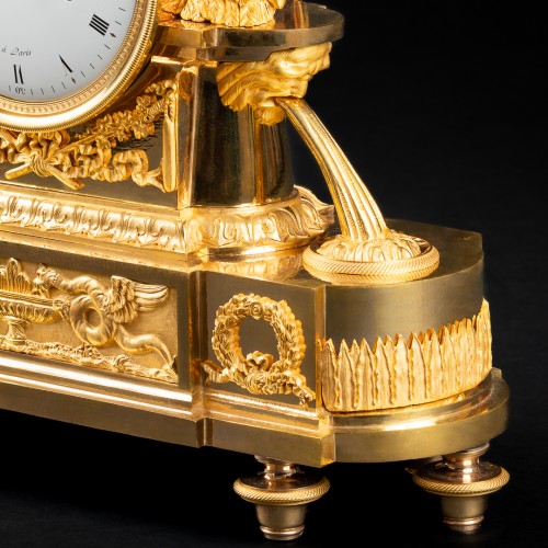 Large Mythological Empire Clock “Ceres At The Harvest Time” - Empire