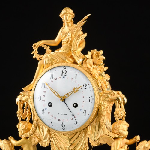Pendule d’époque Louis XVI “Abundantia” - Modèle du Prince Eugène à La Malmaison - Louis XVI