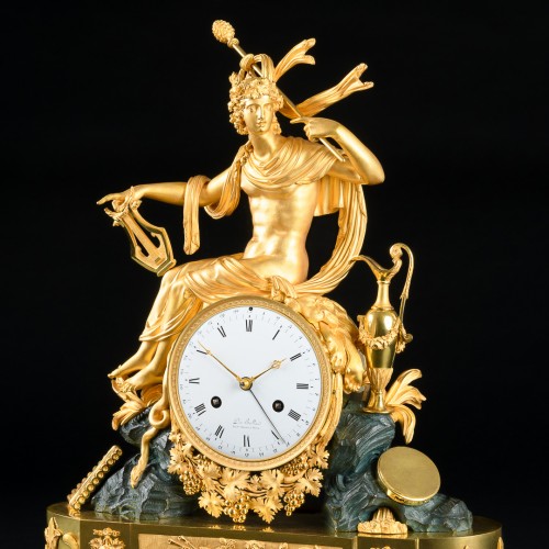 Directory Period Clock “Bacchus” Attributed To Pierre-Philippe Thomire - Directoire