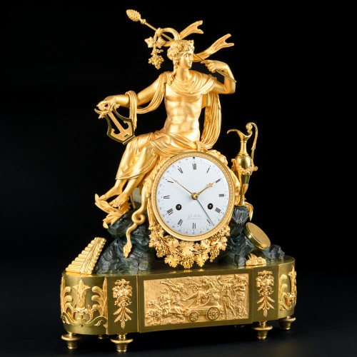 Antiquités - Directory Period Clock “Bacchus” Attributed To Pierre-Philippe Thomire