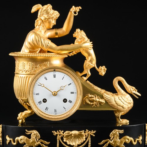 Empire clock “Au char de Vénus” after design by Jean-André Reiche - Horology Style Empire