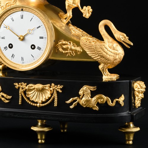 19th century - Empire clock “Au char de Vénus” after design by Jean-André Reiche