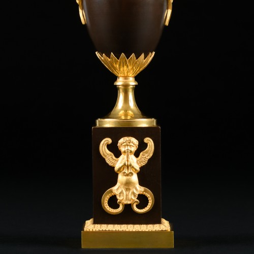  - Pair of Consulat period cassolettes candleholders double use - Circa 1799