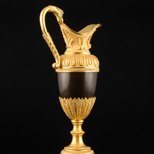 Large Pair of Empire candlesticks in the shape of ewers Circa 1810 - Empire
