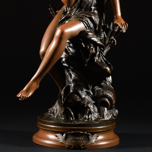 19th century - Mythological French bronze sculpture “Ondine” signed Mathurin Moreau