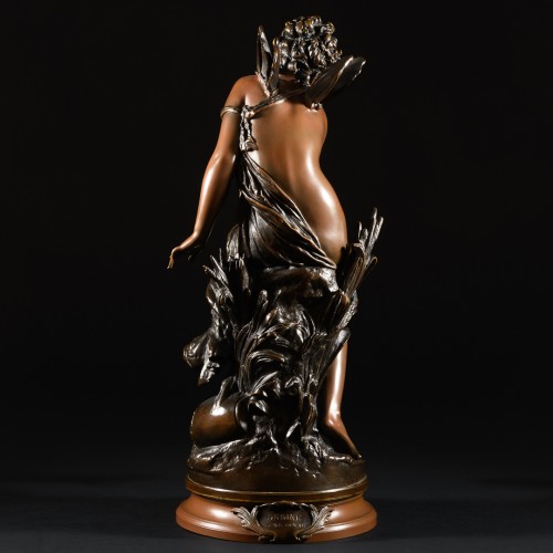 Antiquités - Mythological French bronze sculpture “Ondine” signed Mathurin Moreau