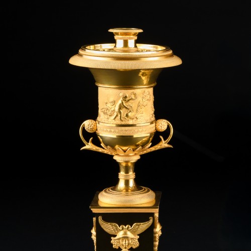 Pair of Directory period cassolettes/candleholders, circa 1795 - Directoire