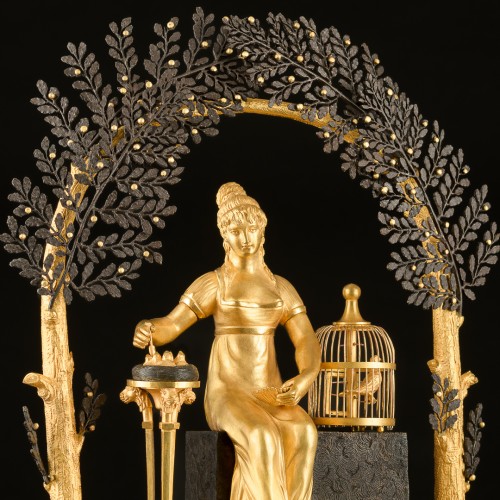 Directory period clock “Joséphine” attributed to Jean-Simon Deverberie - Horology Style Directoire