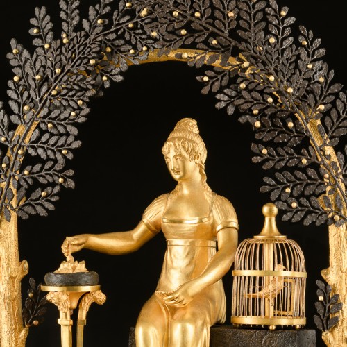 Horology  - Directory period clock “Joséphine” attributed to Jean-Simon Deverberie