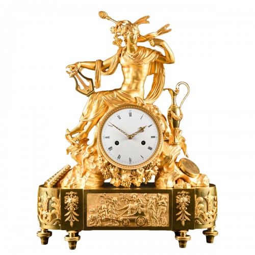 Important Empire Clock With Bacchus - Attributed to Pierre Philippe Thomire