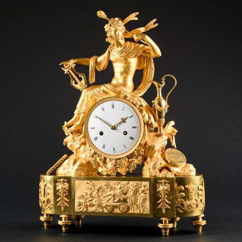 Important Empire Clock With Bacchus - Attributed to Pierre Philippe Thomire - Empire