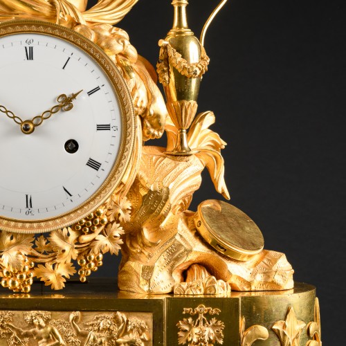 Antiquités - Important Empire Clock With Bacchus - Attributed to Pierre Philippe Thomire