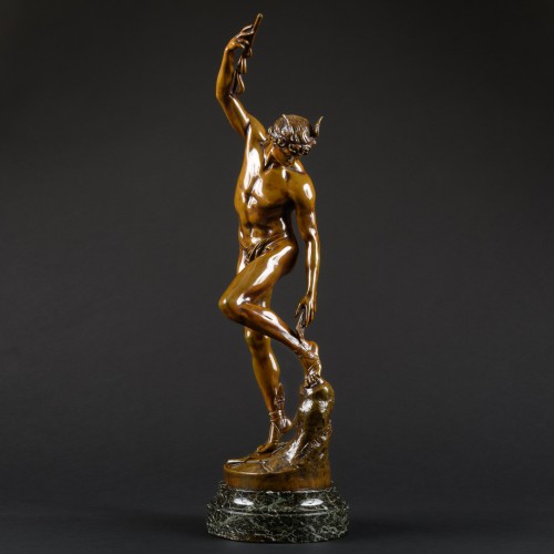 Sculpture Sculpture en Bronze - Le départ d’Hermès - Raymond Sudre (1870-1962)