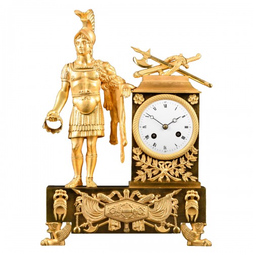Historical Empire Clock With Alexander The Great 