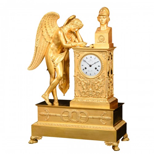 Empire Clock “Génie Inspired By Athena” By Ledure & Rabiat