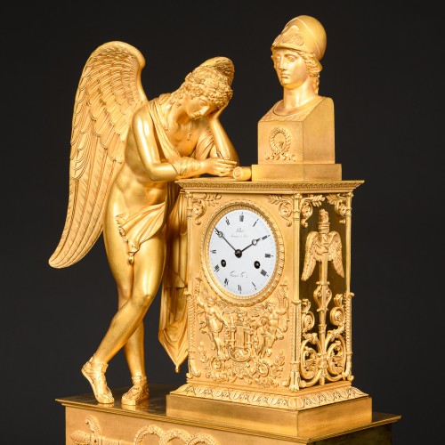 Empire Clock “Génie Inspired By Athena” By Ledure &amp; Rabiat - Empire