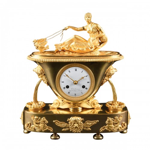 Empire Vase Clock With Venus In Her Chariot