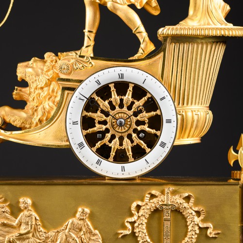 19th century - Empire Clock “Chariot Of Telemachus” Attributed To Jean-André Reiche