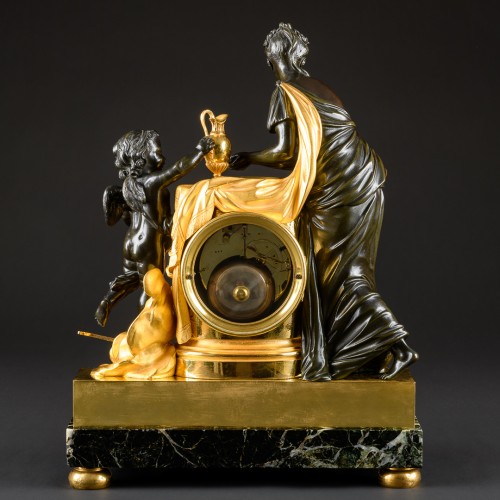 Antiquités - Late Louis XVI Clock “ Toilette Of Venus ” Signed Galle, Rue Vivienne à Paris and Bourdier Horloger